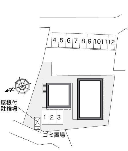 ニューロード(35959)の駐車配置図