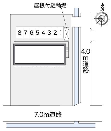 ウイング近藤Ⅰ(25307)の駐車配置図
