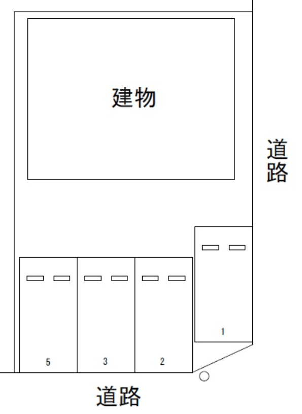 FKファミーユ高御堂駐車場の駐車配置図