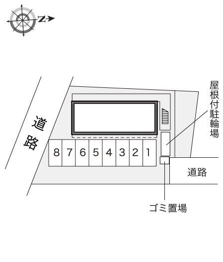 未来(14635)の駐車配置図
