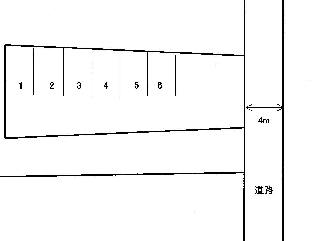 黒磯駐車場の駐車配置図