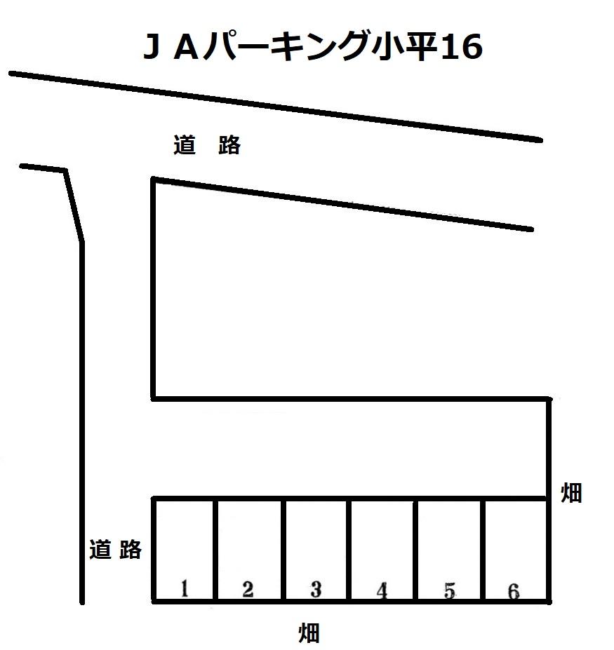 ＪＡパーキング小平16の駐車配置図