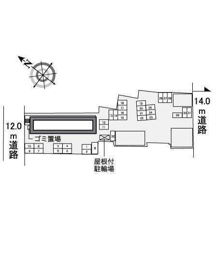 ＳＡＮＡ(37270)の駐車配置図