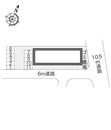 大畑(13972)の駐車配置図