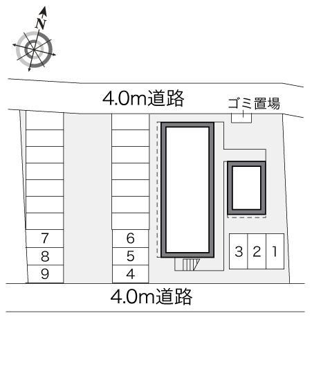 ケヤキ(19339)　敷地外駐車場の駐車配置図