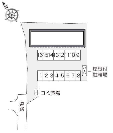 蛎瀬Ⅱ(28921)の駐車配置図
