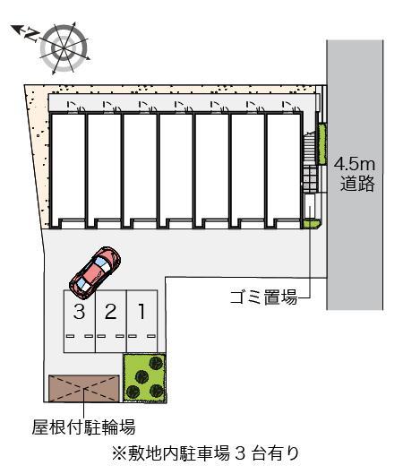 クレール(55552)の駐車配置図