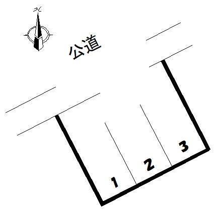 第127駐車場の駐車配置図