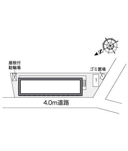 オアシス(26883)の駐車配置図