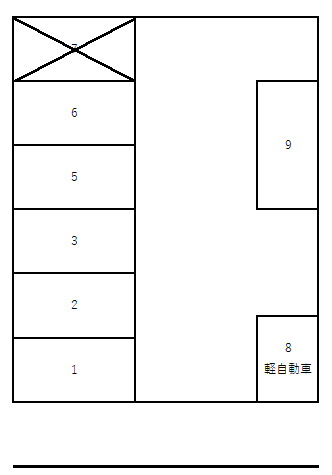 エム・エム・ケーパーキングの駐車配置図