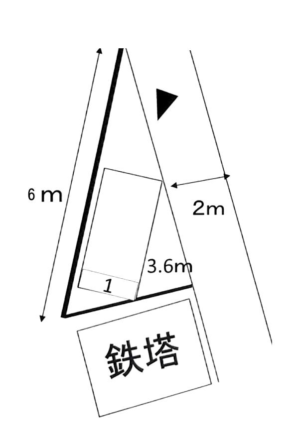 上和田鉄塔前パーキングの駐車配置図