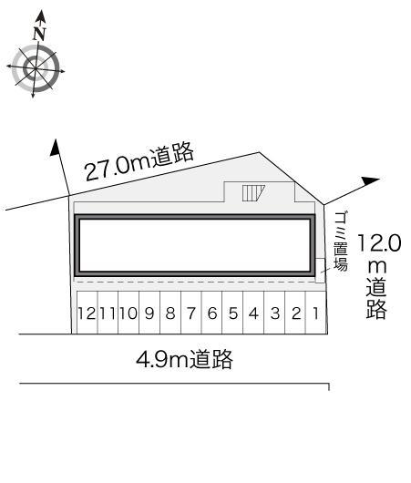 フォンテーヌ(18910)の駐車配置図