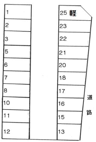 P93の駐車配置図