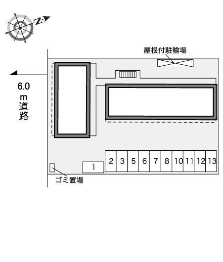 エメラルドストーン(30583)の駐車配置図