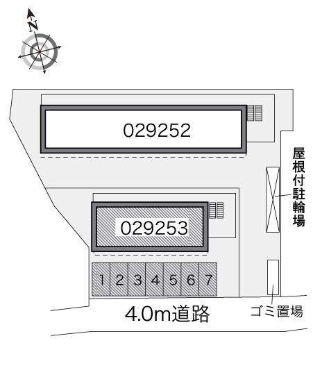 パルコートＢ(29253)の駐車配置図