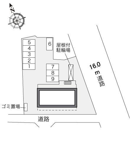 サンライズⅡ(32798)の駐車配置図