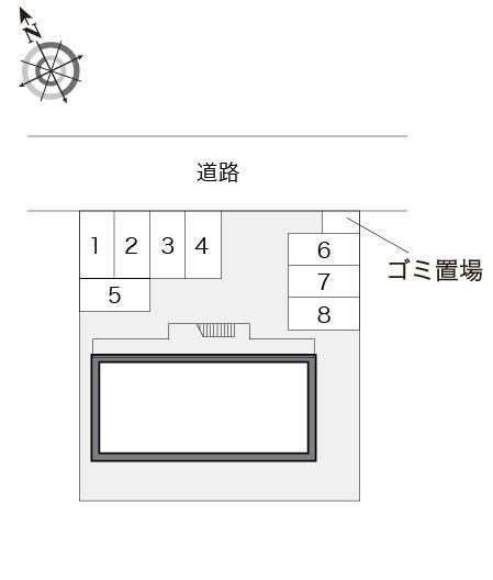 シャルマンⅢ(11225)の駐車配置図