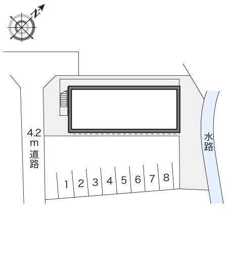 ウィング(16472)の駐車配置図