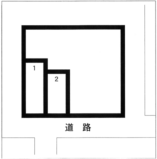 武信駐車場の駐車配置図
