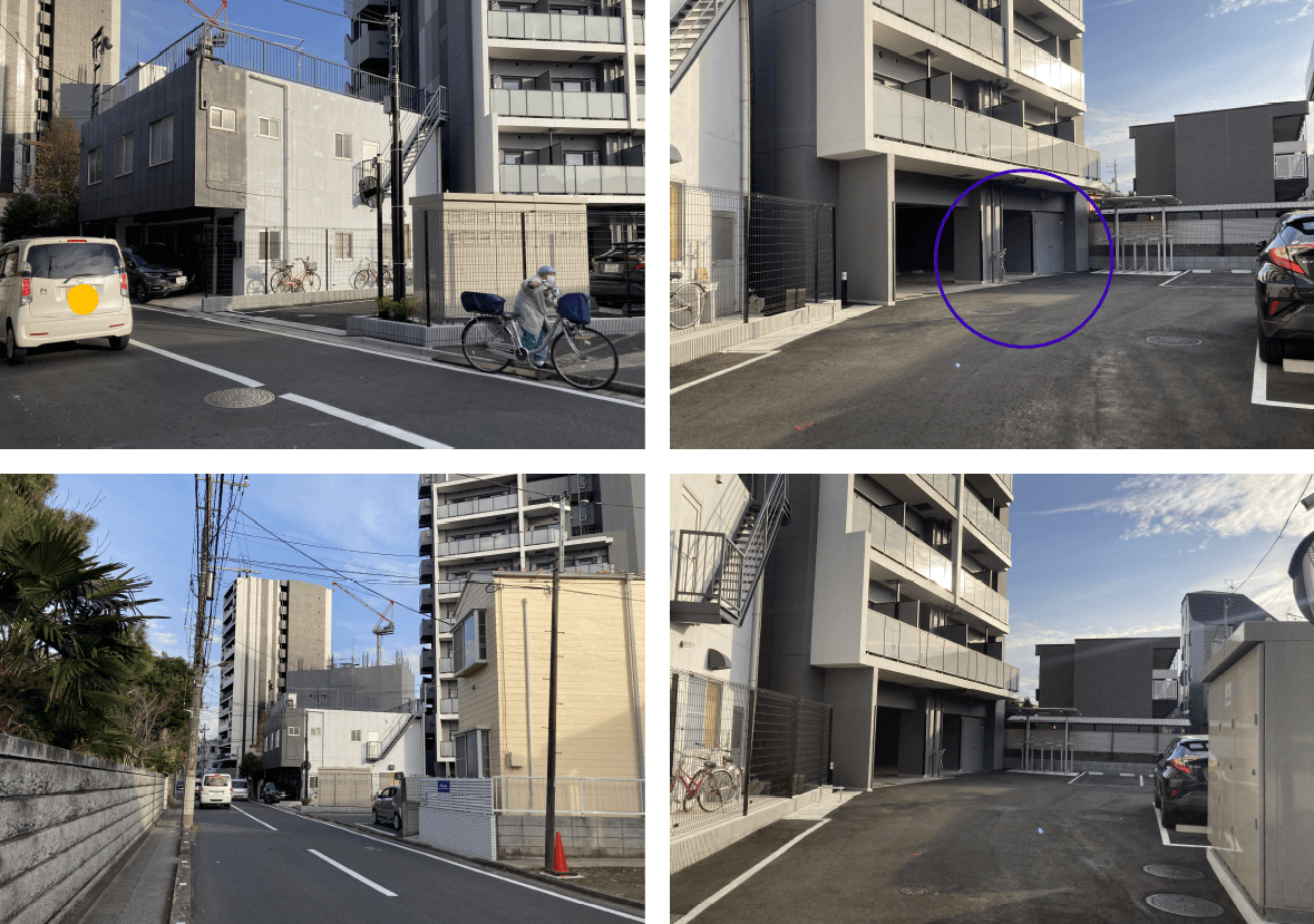 ジェノヴィア綾瀬2駐車場の外観・駐車場イメージ2枚目