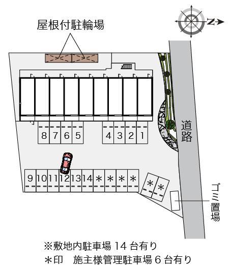トリスターＮ　Ｗ(54705)の駐車配置図