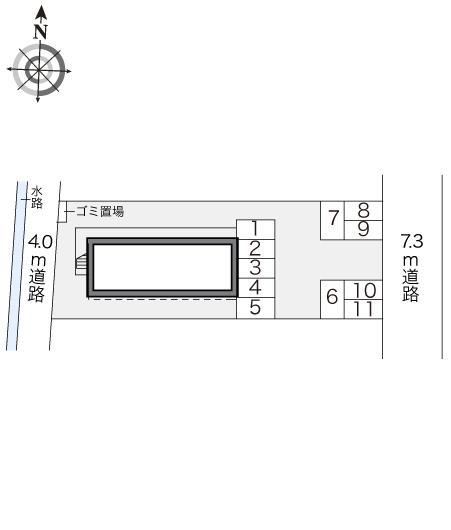 Ｃａｓａ田上(15745)の駐車配置図