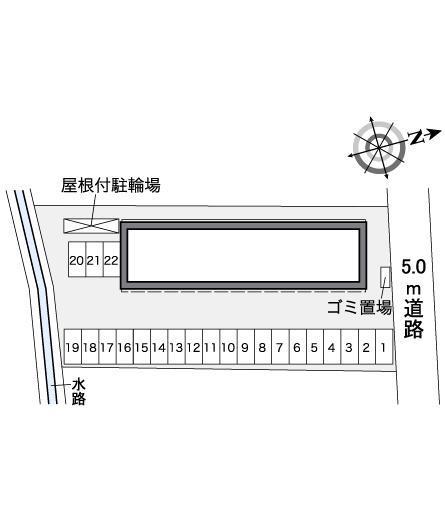 日開野(37158)の駐車配置図