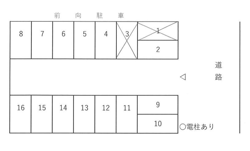 955駐車場の駐車配置図