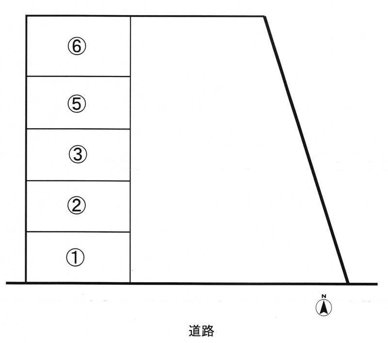 榎本第4駐車場の駐車配置図
