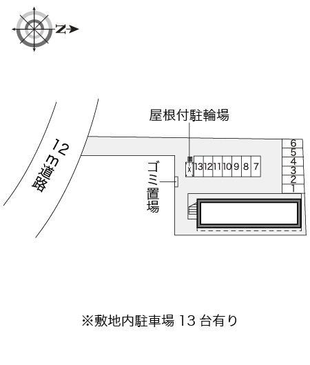 希Ⅱ(17003)の駐車配置図