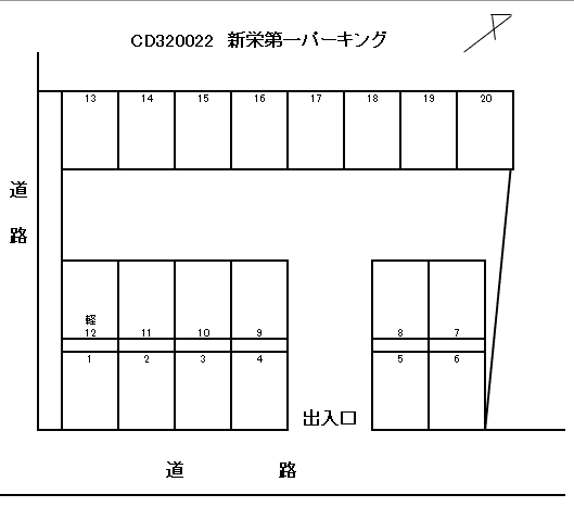 320022の駐車配置図