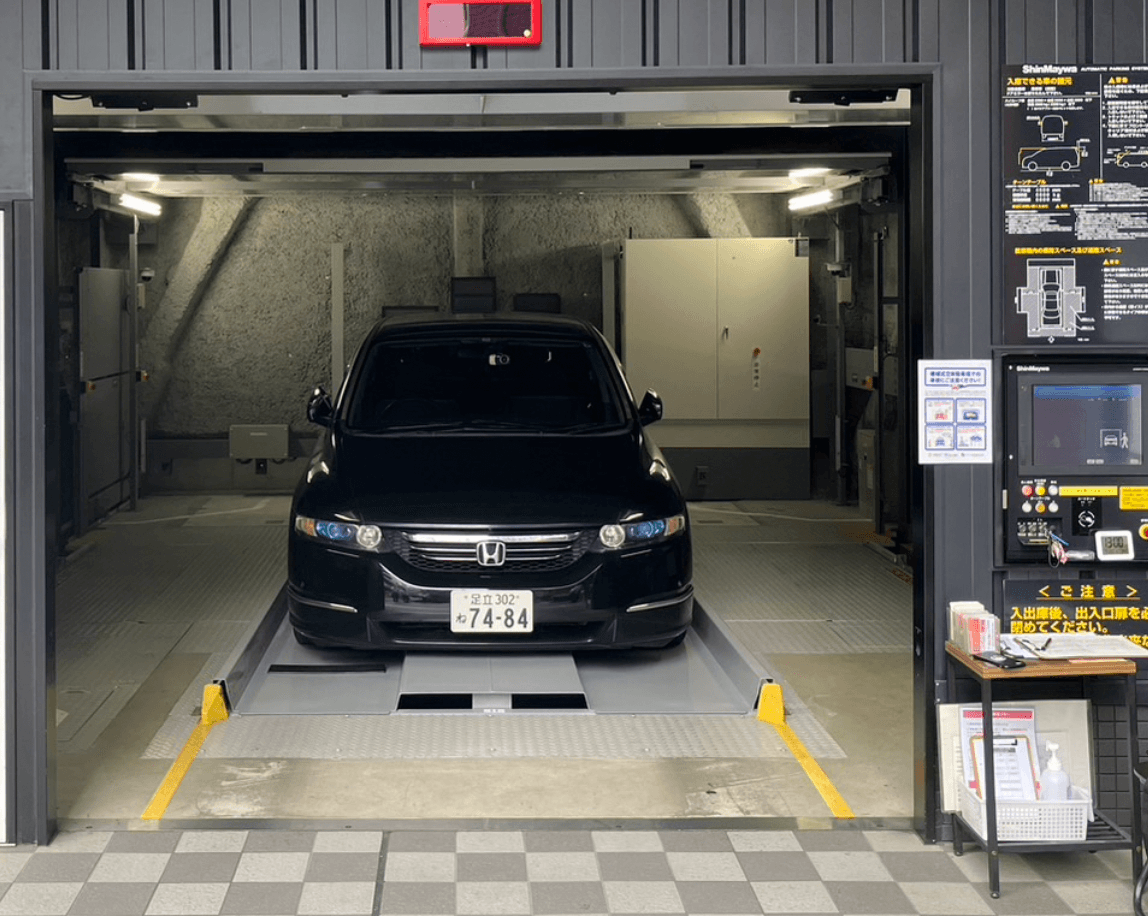 日本車庫 上野駅前駐車場　月極の外観・駐車場イメージ1枚目