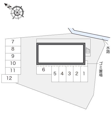 ナガノ(16097)の駐車配置図
