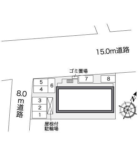 中村(26680)の駐車配置図