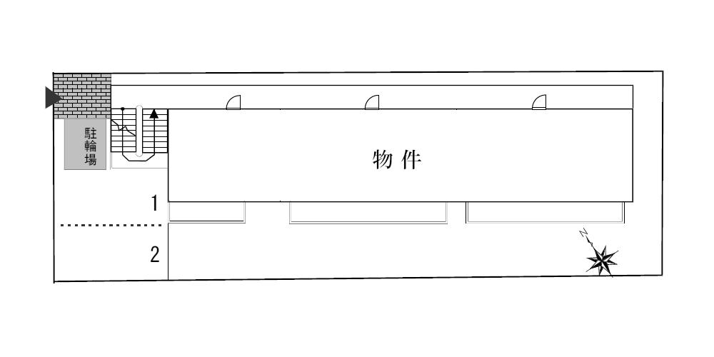 カーサ田園調布駐車場の駐車配置図