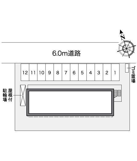 新都心ＡＳＡＫＡ(26687)の駐車配置図