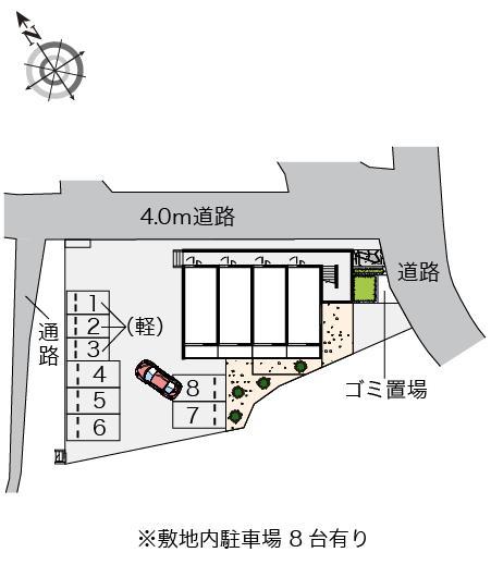 クレイノアセントグリーン小禄(56487)の駐車配置図