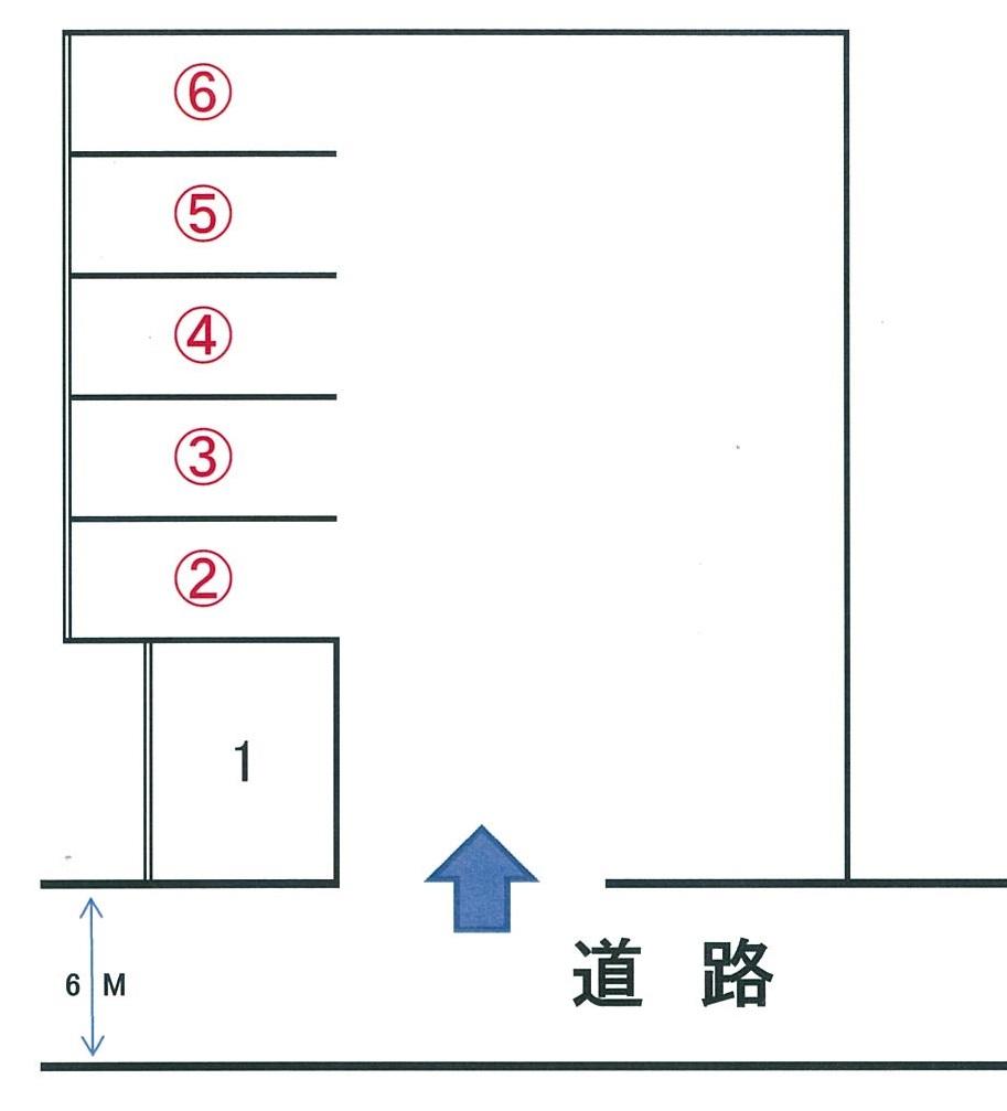 壱番町駐車場の駐車配置図