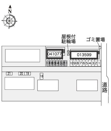 ＷｉｎⅡ(41077)の駐車配置図