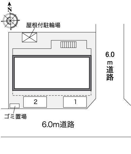 マ　メゾンⅡ(35328)の駐車配置図