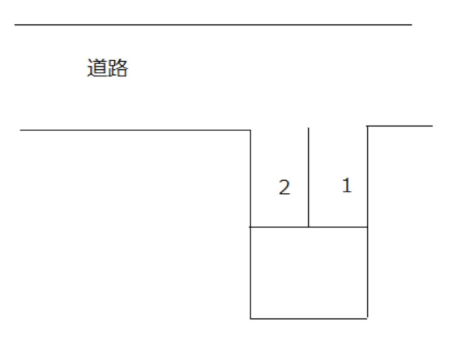 センター南第１１駐車場の駐車配置図