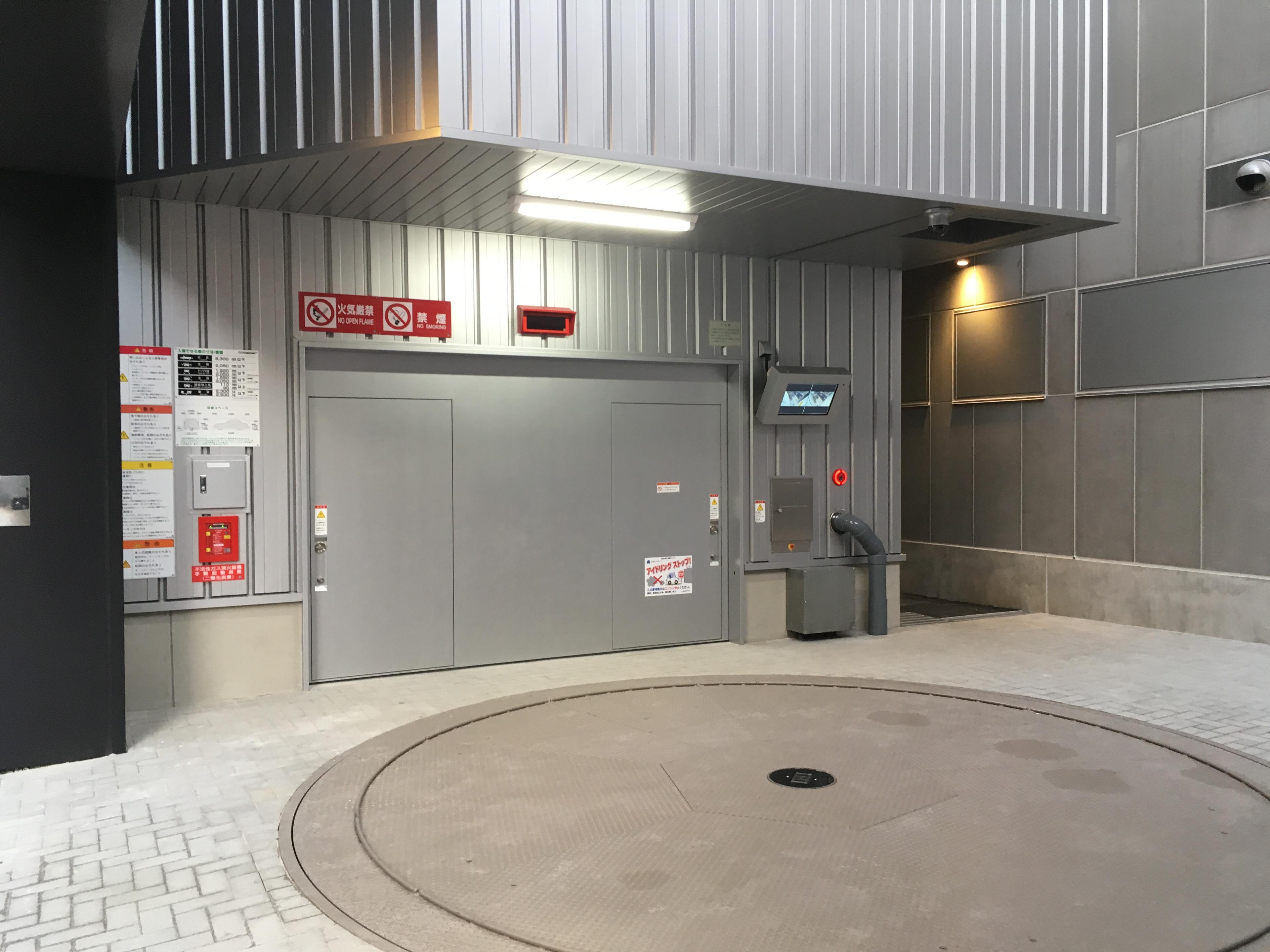 日本車庫 銀座８丁目駐車場の駐車配置図