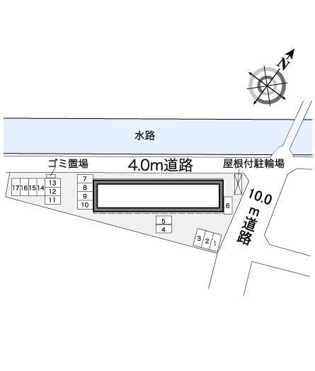 ハッピネスⅡ(39329)の駐車配置図