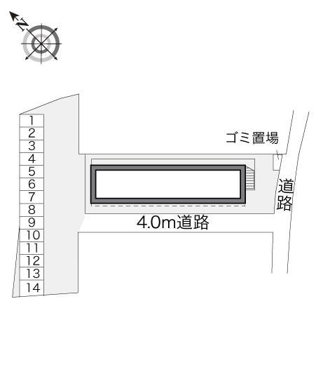 ペイサージュⅡ(20218)の駐車配置図