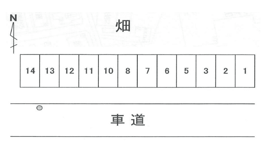 第３池田駐車場の駐車配置図