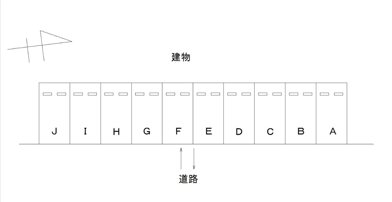 FKアーバン長久手駐車場の駐車配置図