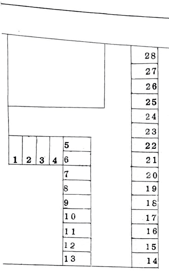 スマイルパーク41号の駐車配置図