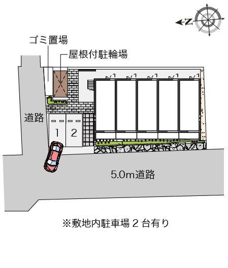 クレイノ桜(57234)の駐車配置図