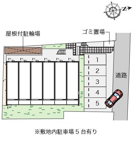 クレイノＢＥＬＬ(57195)の駐車配置図
