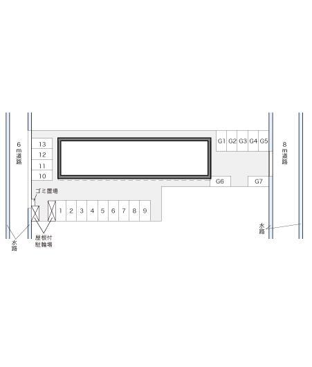 ａｕｒｏｒａ(15510)の駐車配置図
